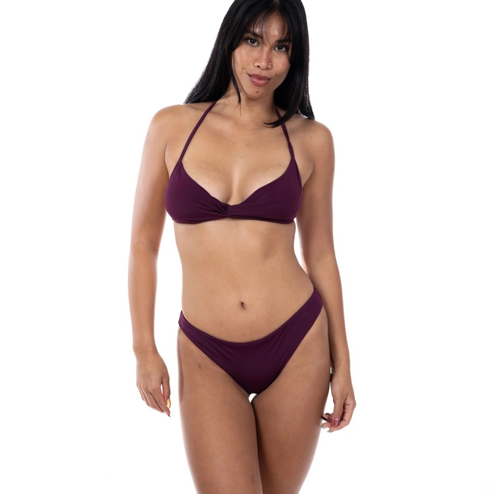 Maui Girl thong bikini velvet red